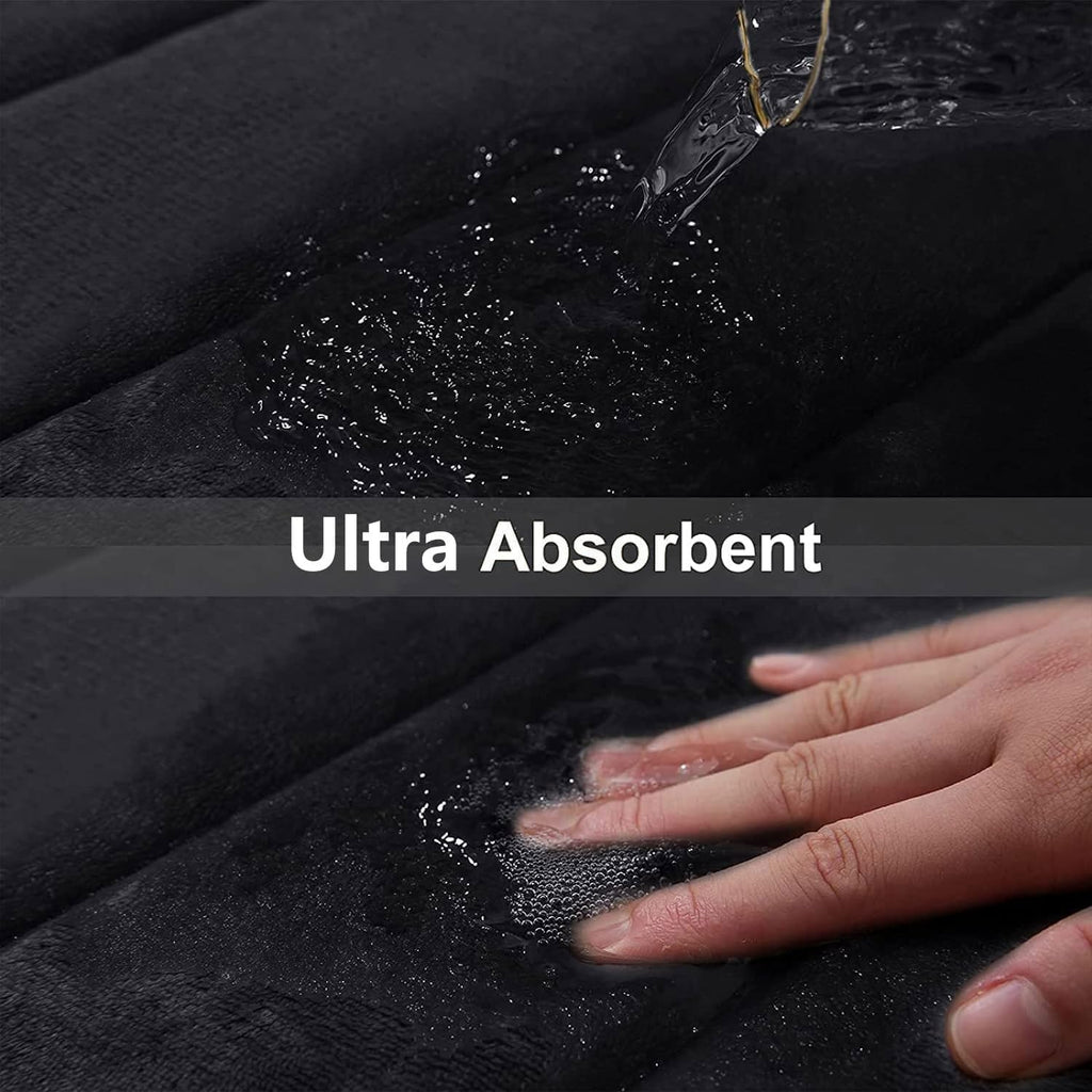 Buganda Memory Foam Bath Mat 30 x 20, Ultra Soft Absorbent Bathroom Rugs