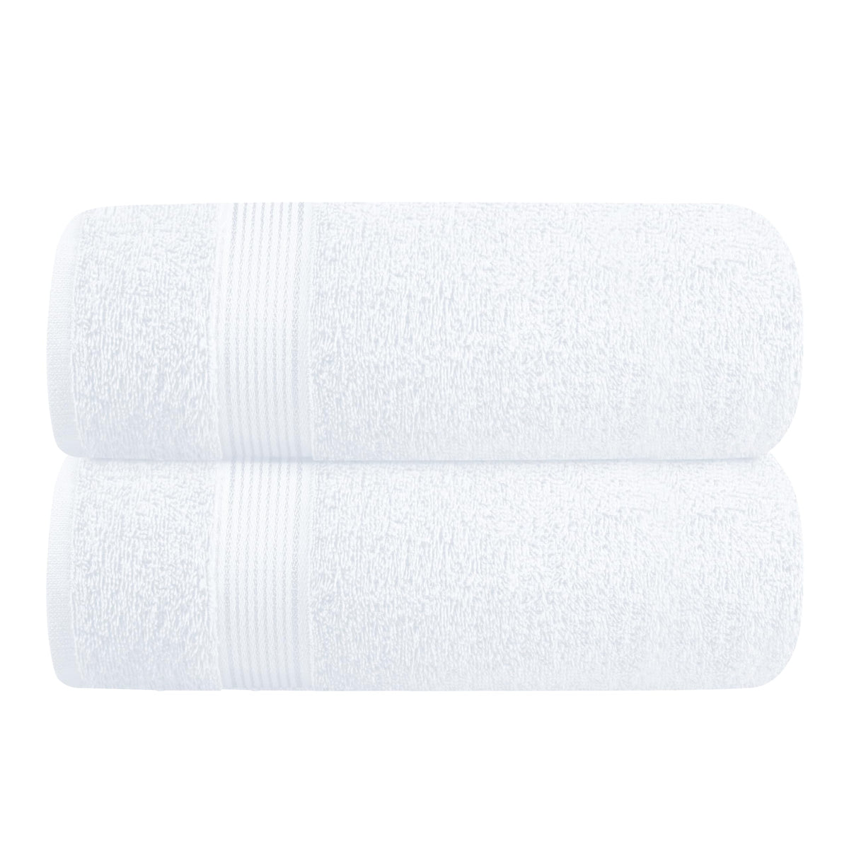 Belizzi Home Cotton 2 Pack Oversized Bath Towel Set 28x55 inches, Large Bath Towels, Ultra Absorbant Compact Quickdry & Lightweight Towel, Ideal for Gym Travel Camp Pool - Pink