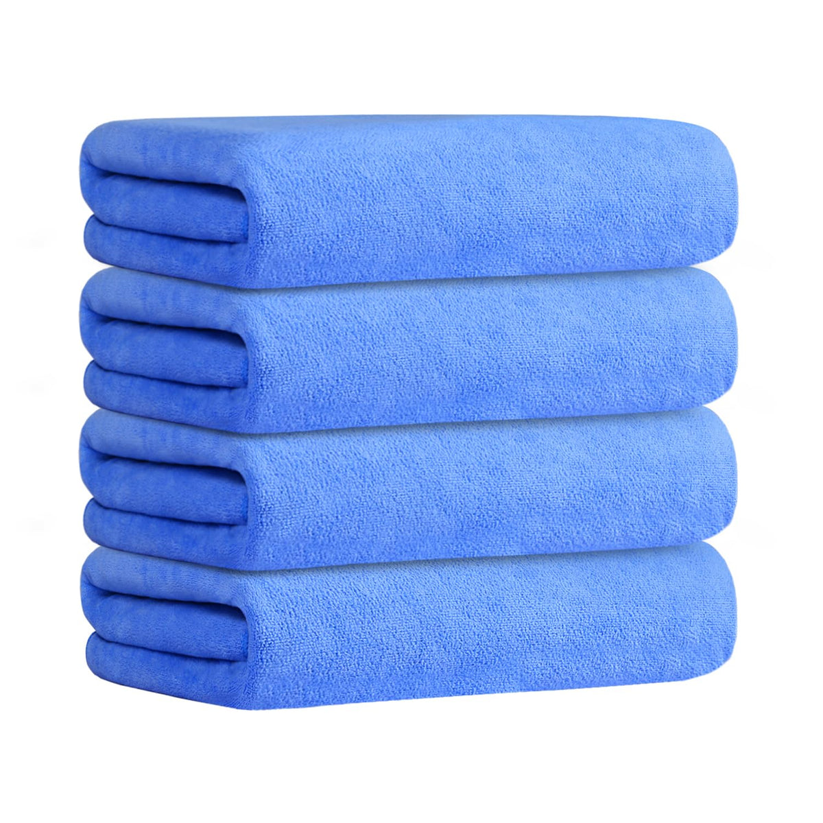 JML Microfiber Bath Towel with Hanging Loop, 2 Pack, 30" x 60", Grey