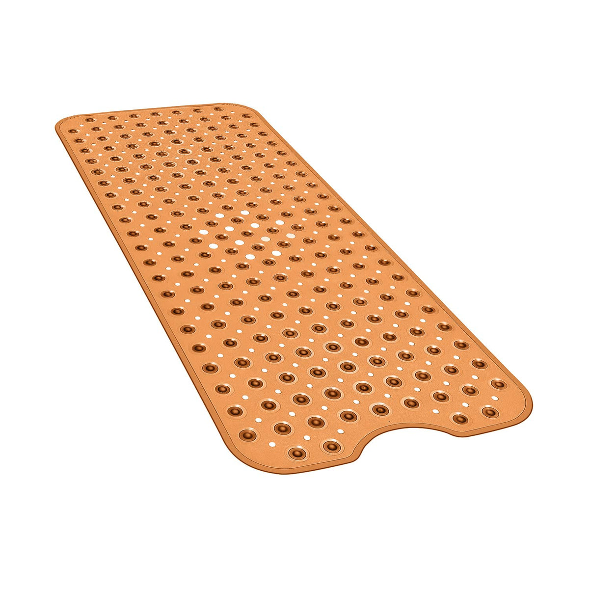 YINENN Bath and Shower Safety Mats 40x16 inch, Non Slip with Suction Cups for Bathroom Stall and Tub Floor, Extra Large and Machine Washable, Drain Holes Keep Bathtub Clean, Clear