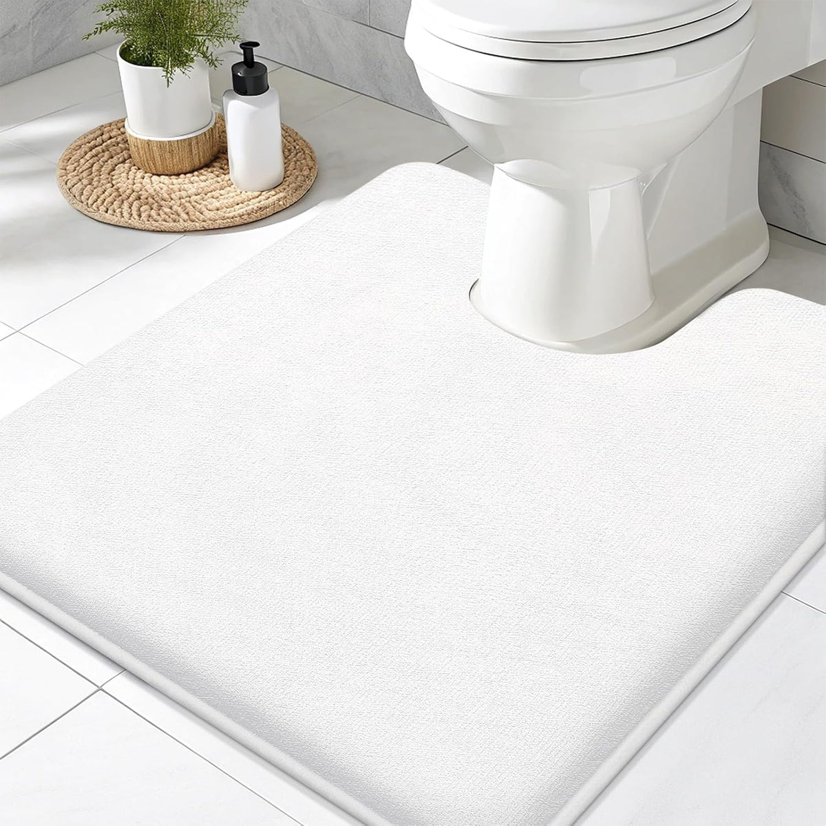 Smiry Memory Foam Bath Mat 30x20, Extra Soft and Absorbent Bathroom Rugs
