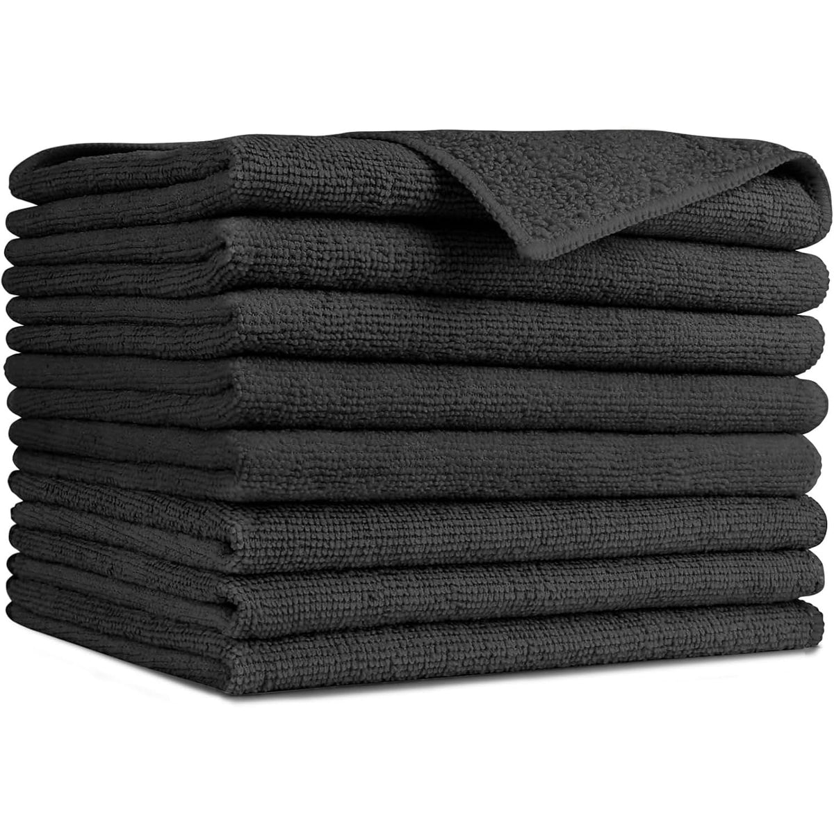 AIDEA Microfiber Cleaning Cloth-50PK, Microfiber Towels for Cars 12"x12"