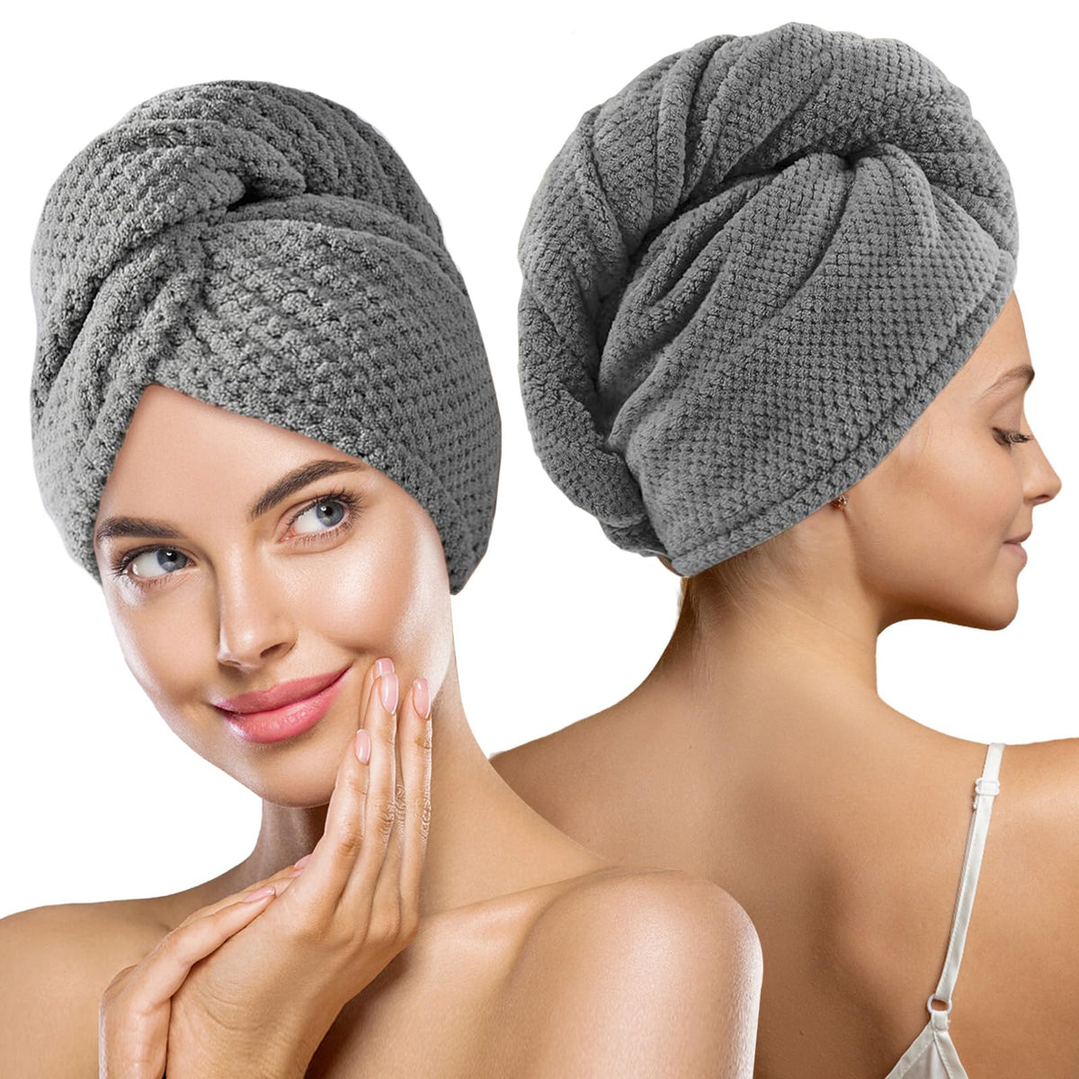 Extra Large Bath Towel Set of 2 (35"x70"),Oversized Bath Sheet Super Soft Highly Absorbent Jumbo Bathroom Towel Set Microfibers Quick Dry Shower Towel for Hotel,Bathroom,Guest,Spa,Gym (2PCS Khaki)