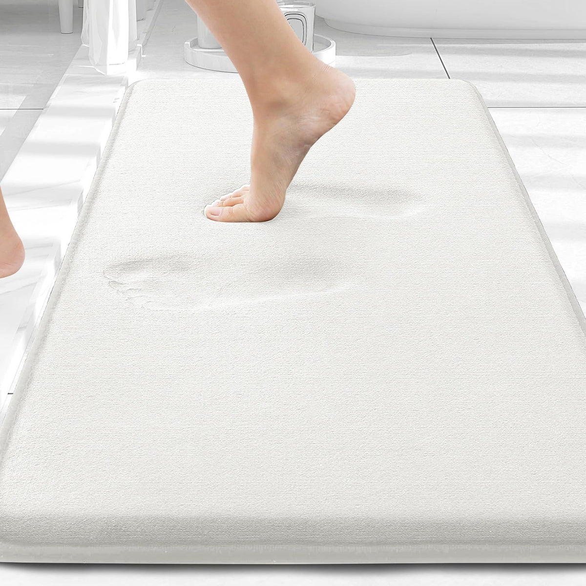 Smiry Memory Foam Bath Mat 30x20, Extra Soft and Absorbent Bathroom Rugs