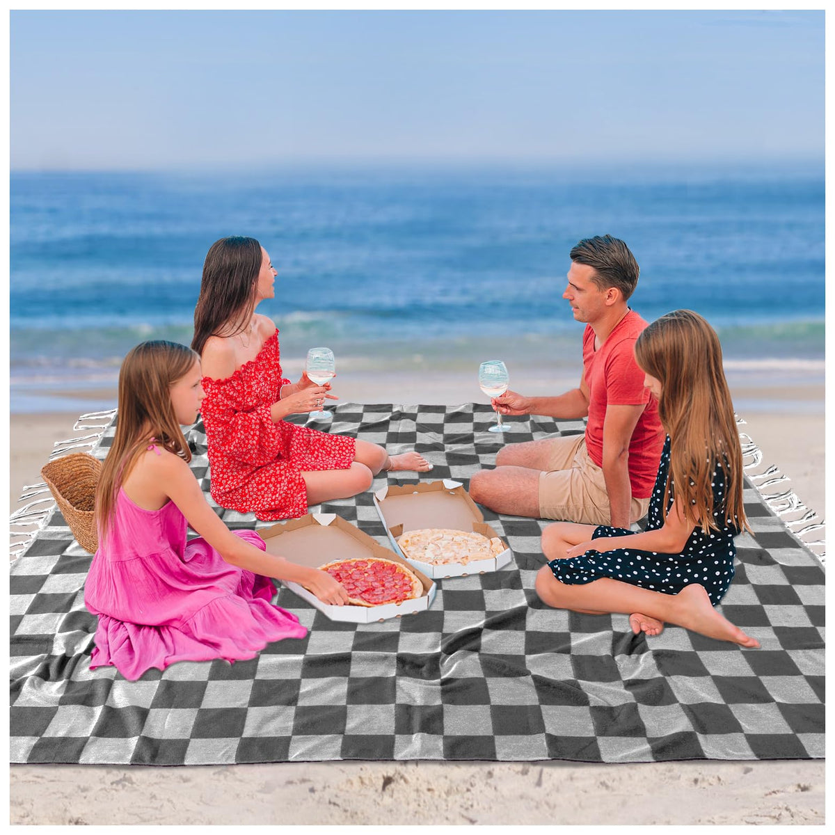Turkish Beach Towels Vacation Essentials Quick Dry Sand Free Soft Absorbent Adult Oversized Bath Pool Swim Long Towel Lightweight Thin Fast Drying Over The Chair Towel Sand Repellent Anti Yellow
