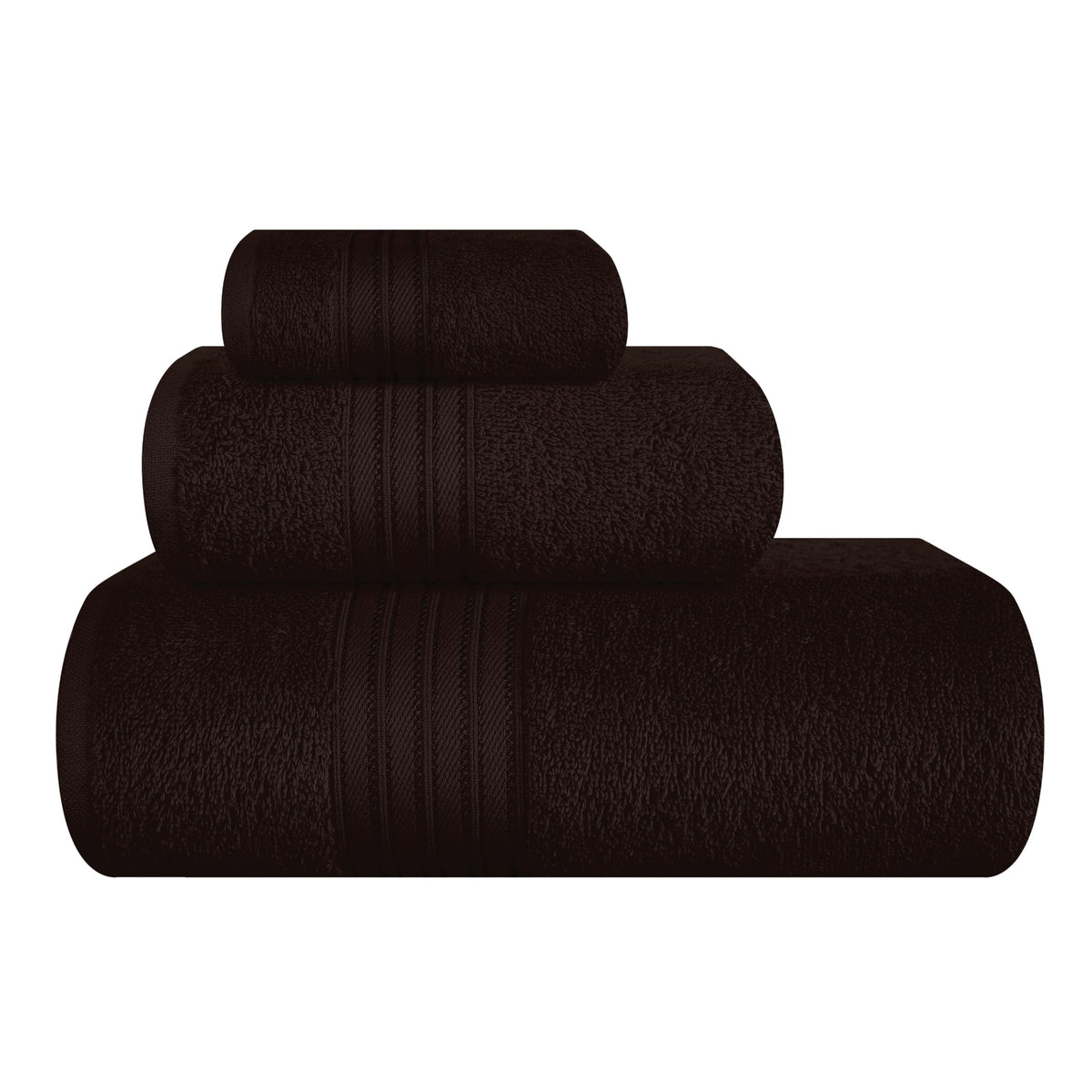 BOUTIQUO 100% Cotton 2 Pack Bath Towel Set 28x55, Eco-Friendly Large Bath Towels, Compact Quickdry Lightweight Soft & Highly Absorbent Bath Towel, Ideal for Everyday Gym Travel Camp Pool - Burgundy