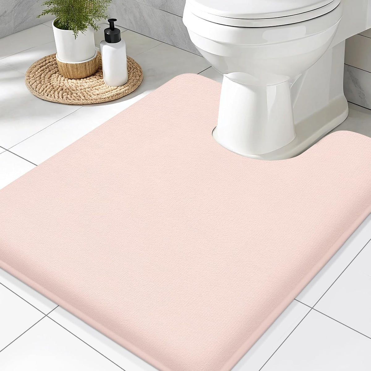 Smiry Memory Foam Bath Mat 30x20, Extra Soft and Absorbent Bathroom Rugs