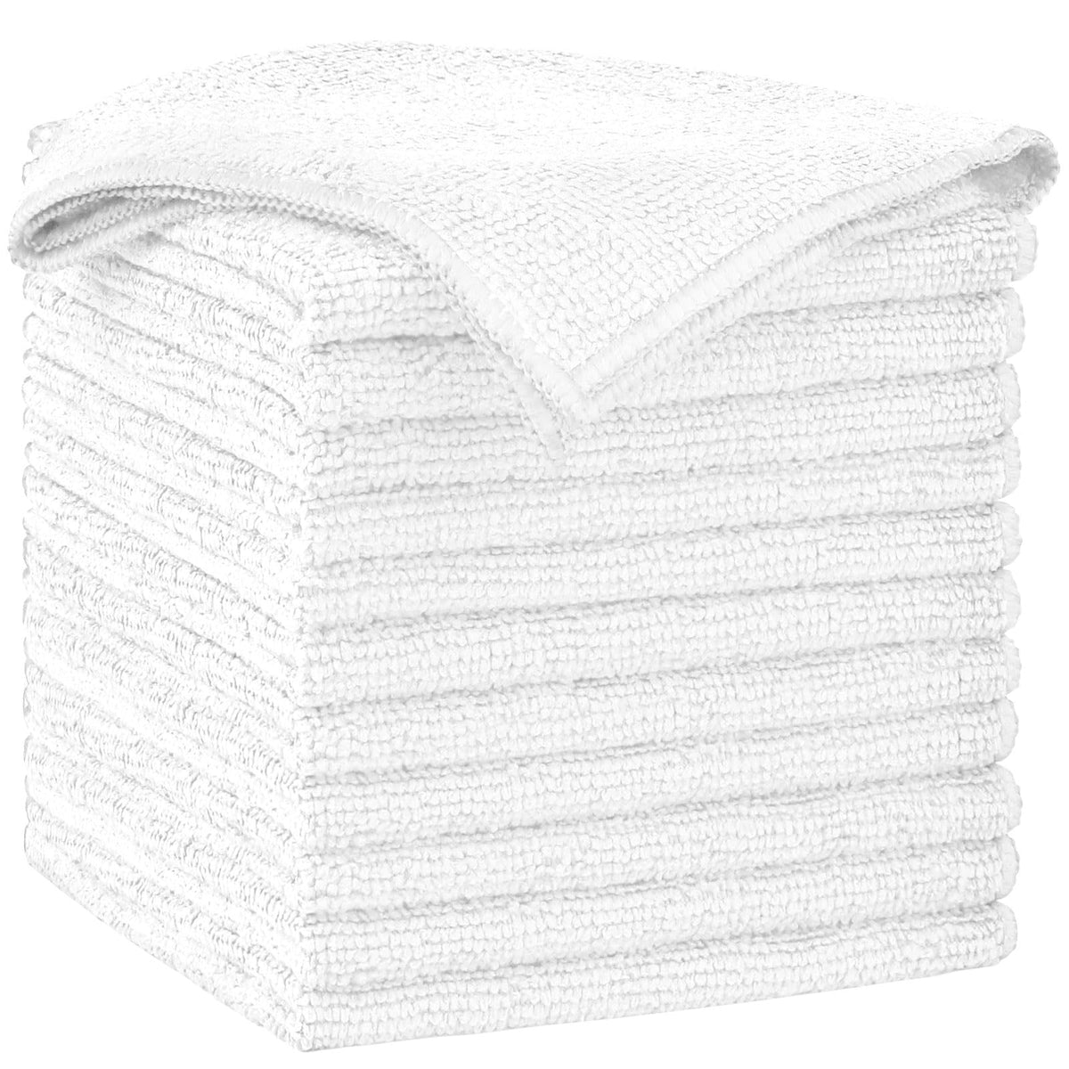 AIDEA Microfiber Cleaning Cloth-50PK, Microfiber Towels for Cars 12"x12"