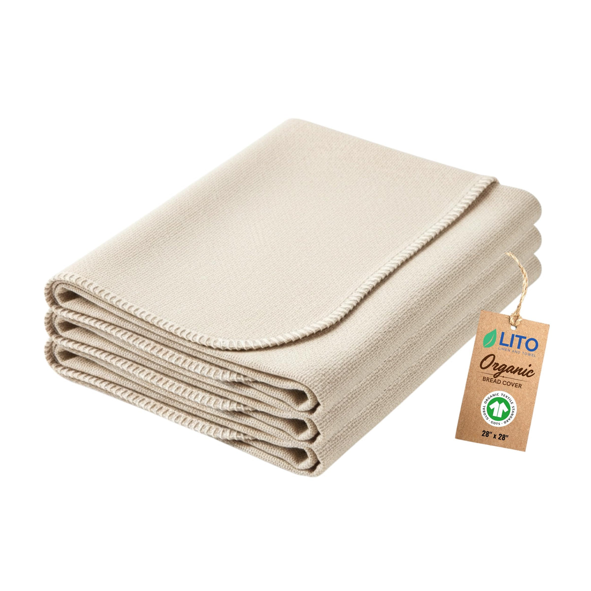 Flour Sack Towels | Tea Towel for Crafts| Kitchen Dish Cotton Blank Towel for Embroidery| Baking Bread Proofing Linen Cover| Super Absorbent Quick Dry| 12 Pack 18"x 28" White