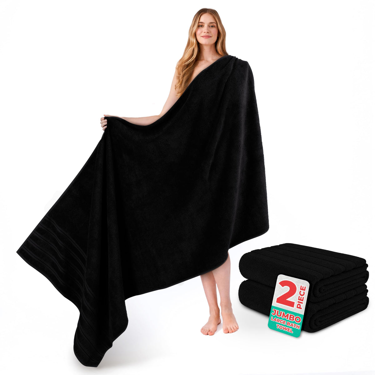 American Soft Linen 100% Cotton Luxury Turkish Towels, 3 Piece Towel Set