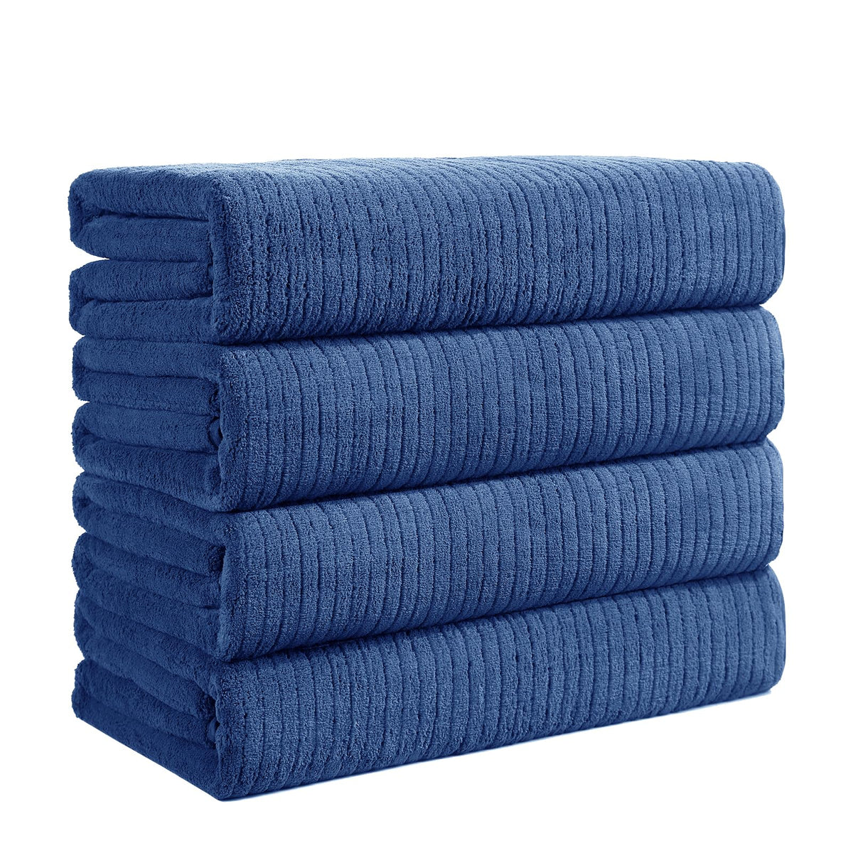 4 Pack Bath Towels Set 35 x 70in Extra Large, Ultra Soft Microfiber