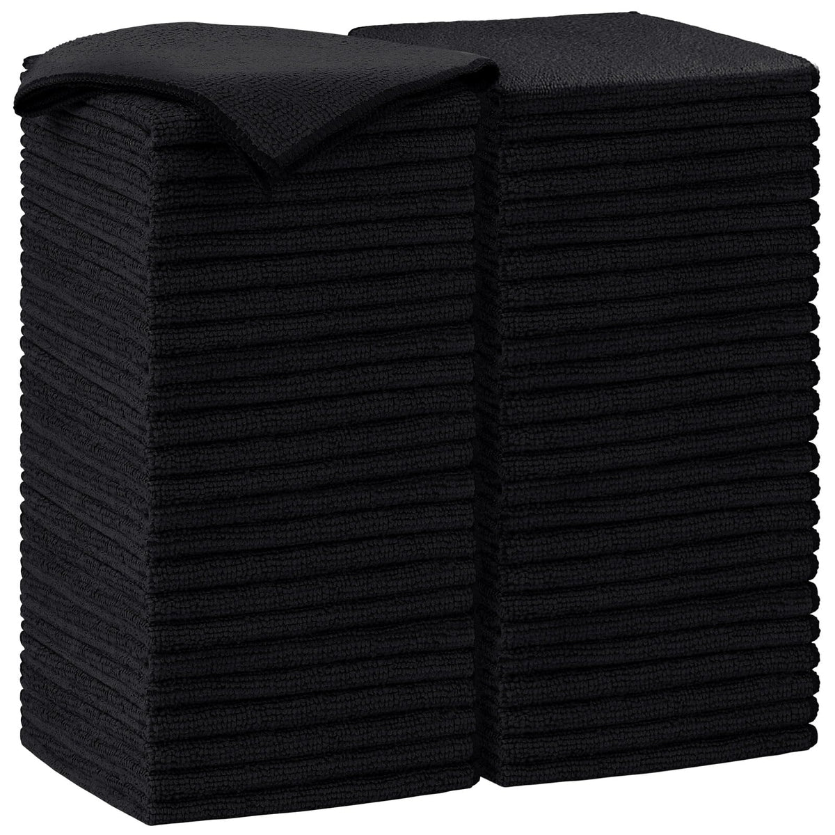 AIDEA Microfiber Cleaning Cloth-50PK, Microfiber Towels for Cars 12"x12"