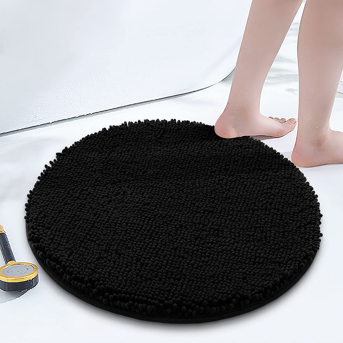 Smiry Bathroom Rugs 30X20, Luxury Chenille Extra Soft Absorbent Bath Mat