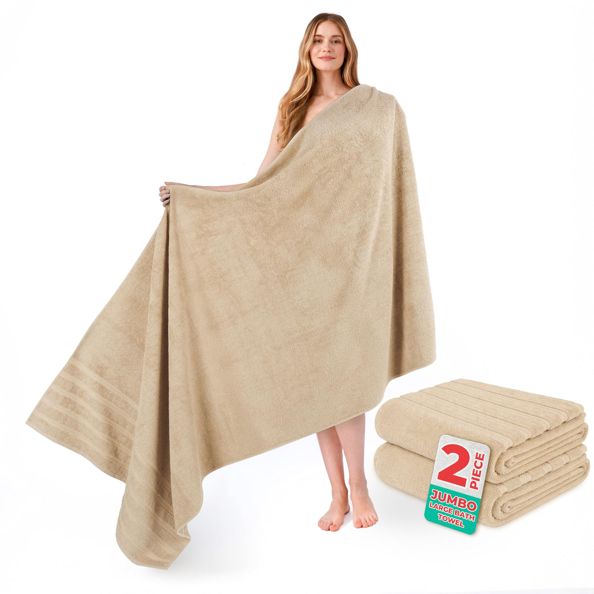 American Soft Linen 100% Cotton Luxury Turkish Towels, 3 Piece Towel Set