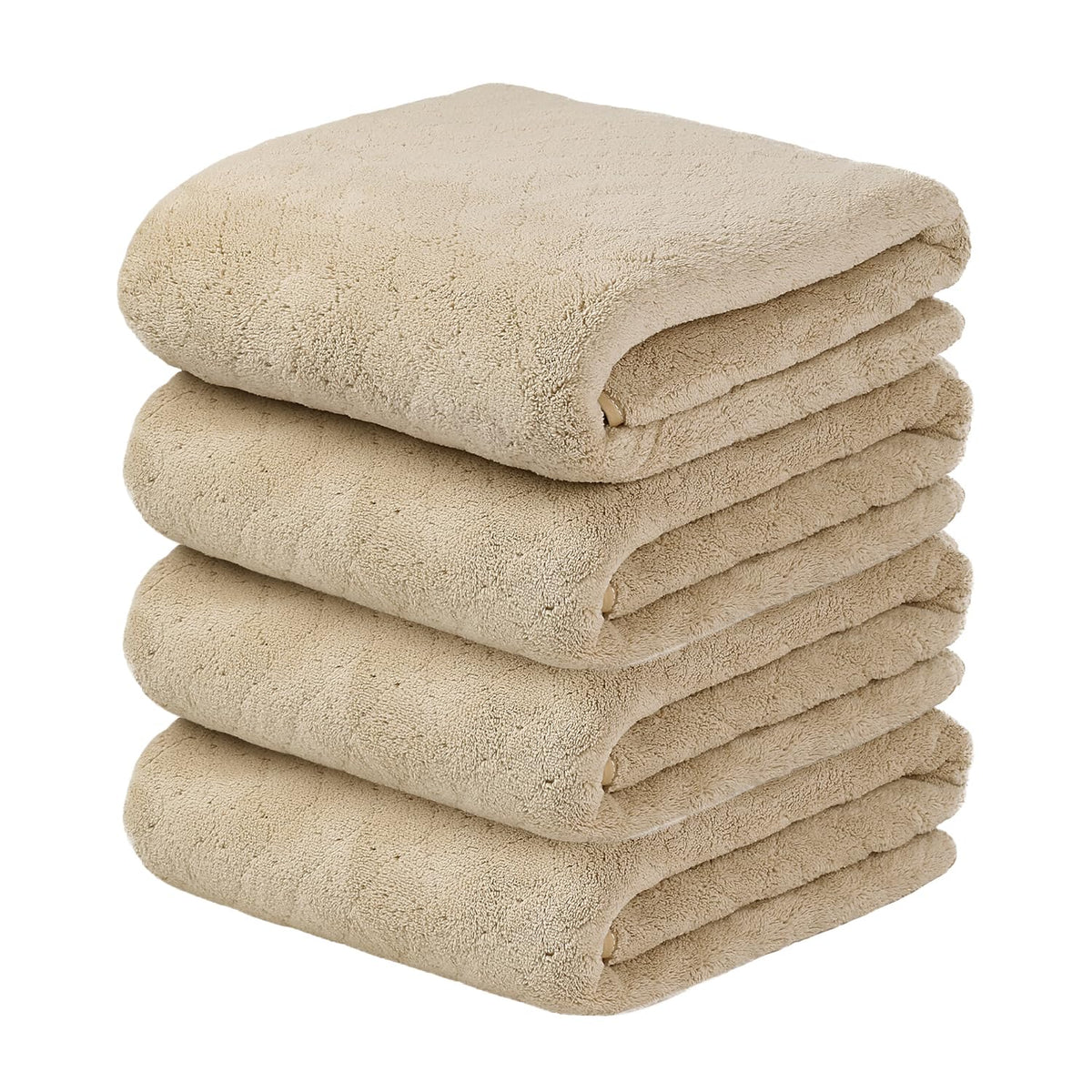 JML Microfiber Bath Towel with Hanging Loop, 2 Pack, 30" x 60", Grey