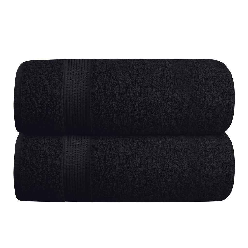 Belizzi Home Cotton 2 Pack Oversized Bath Towel Set 28x55 inches, Large Bath Towels, Ultra Absorbant Compact Quickdry & Lightweight Towel, Ideal for Gym Travel Camp Pool - Pink