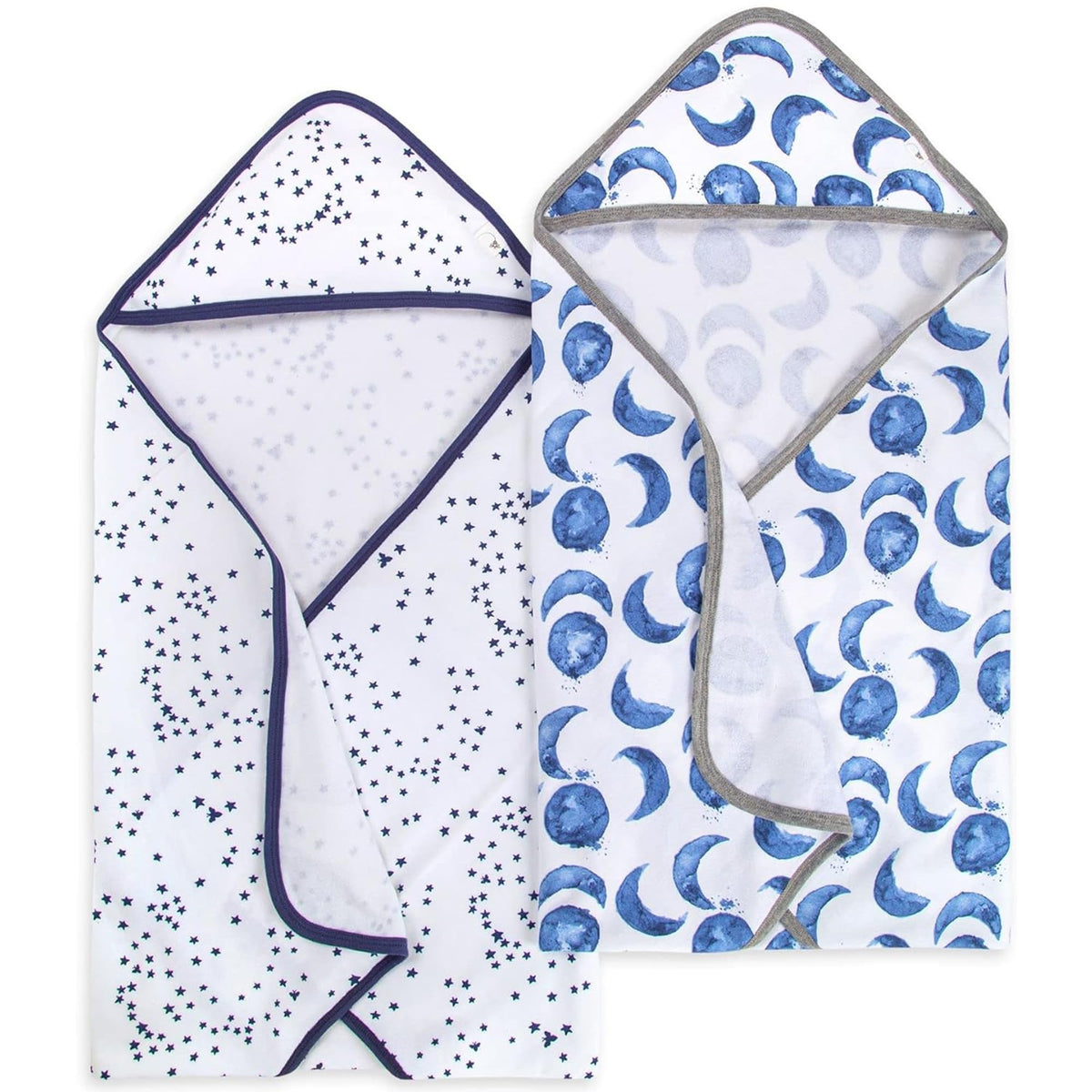 Burt's Bees Baby Infant Hooded Towels, Unisex Bath Essentials, 2-Pack