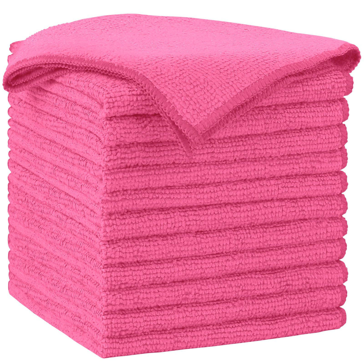AIDEA Microfiber Cleaning Cloth-50PK, Microfiber Towels for Cars 12"x12"