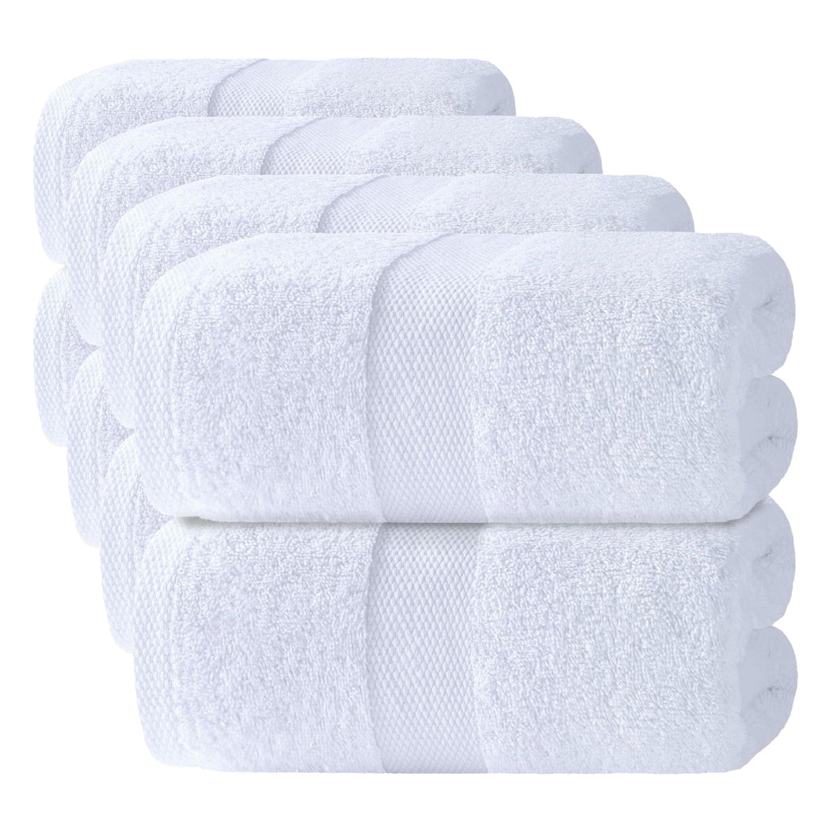 Bath Sheet Towels - 650 GSM Cotton Luxury Bath Towels Extra Large 35x70 | Highly Absorbent and Quick Dry | Hotel Quality Extra Large Bath Towels Oversized, White, 2 Pack