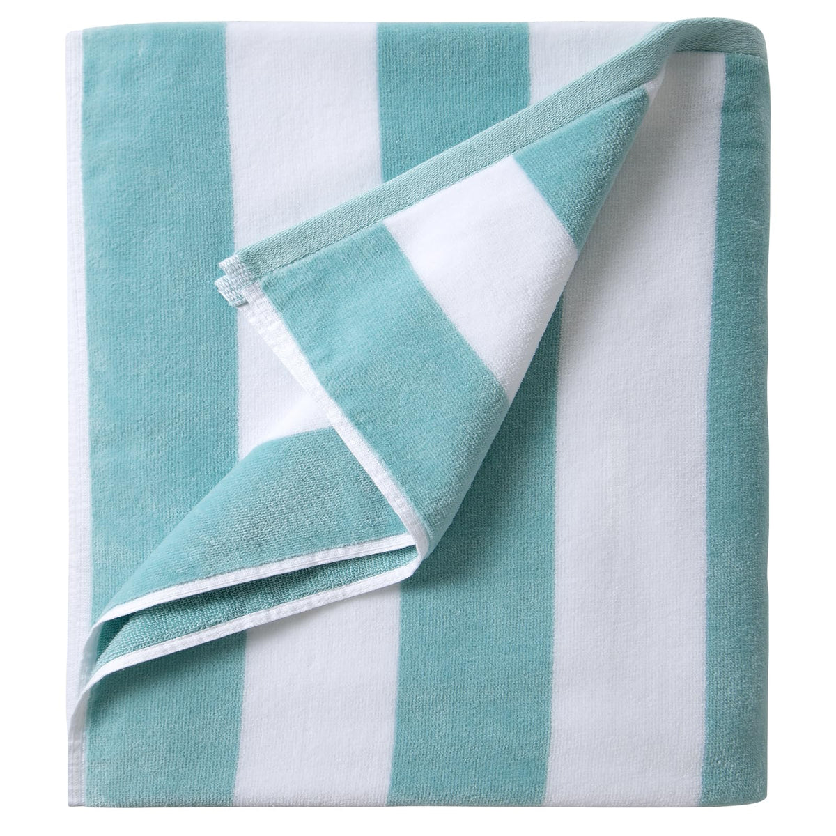 LULUHOME Oversized Beach Towel 36x70 Inch,100% Cotton,Striped Pool Towel