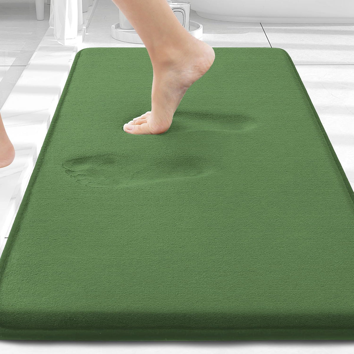 Smiry Memory Foam Bath Mat 30x20, Extra Soft and Absorbent Bathroom Rugs