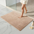 TYUU Navy Blue Bathroom Rugs, Ultra Soft Bath Rugs Non Slip Washable, Super Absorbent Quick Dry Small Bath Mat with Rubber Backing for Bathroom Floor, Shower, or Sink, Navy Blue 16" x 24"