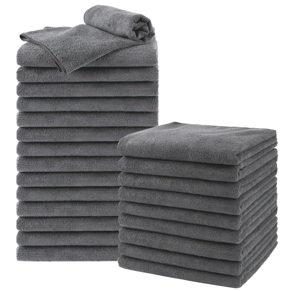 UNIMADE Salon Towels 24 Pack, Super Soft Microfiber Hand Towel