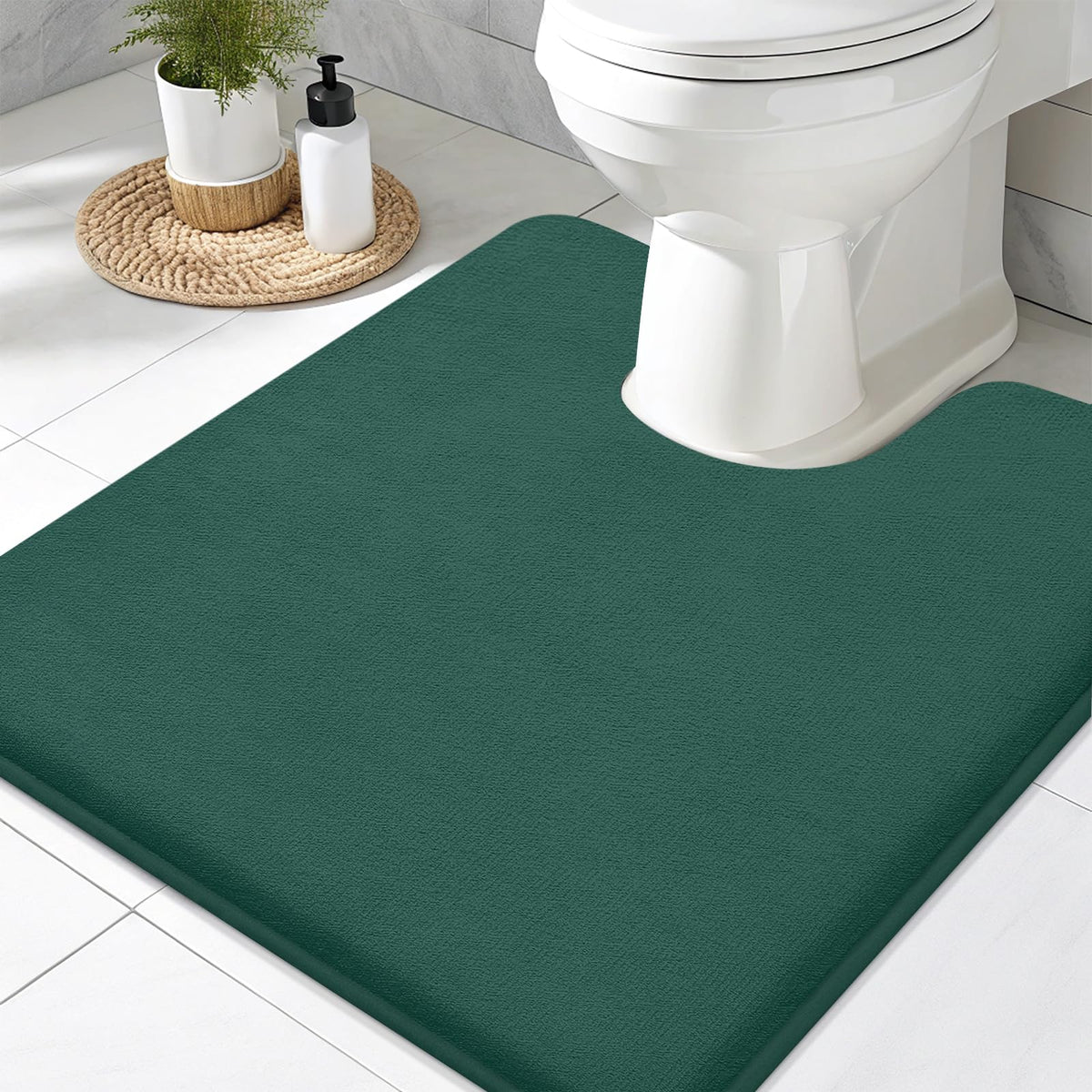 Smiry Memory Foam Bath Mat 30x20, Extra Soft and Absorbent Bathroom Rugs