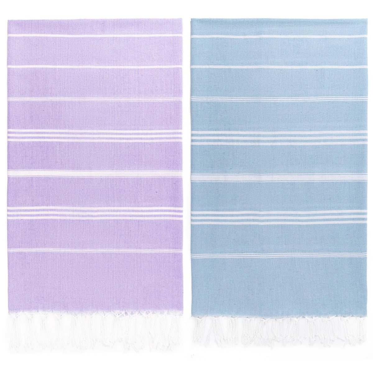 Turkish Beach Towel, 36"x71" Quick Dry Sand Free Oversized Towel, Aqua