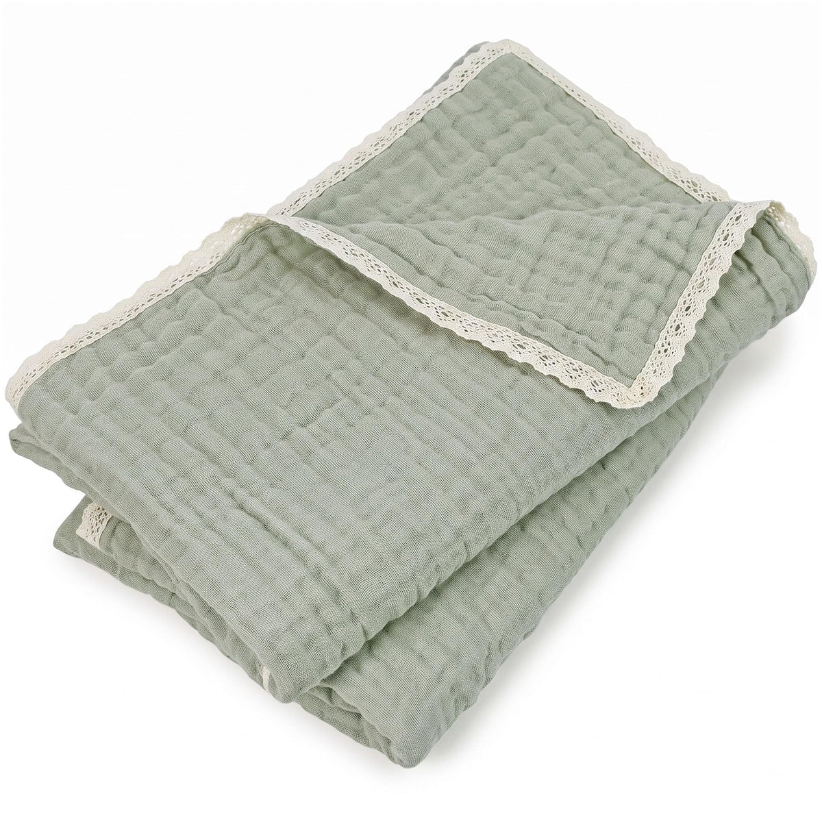 Lightweight Cotton Bath Towels, 2 Pack Quick Dry Muslin Towels for Adults