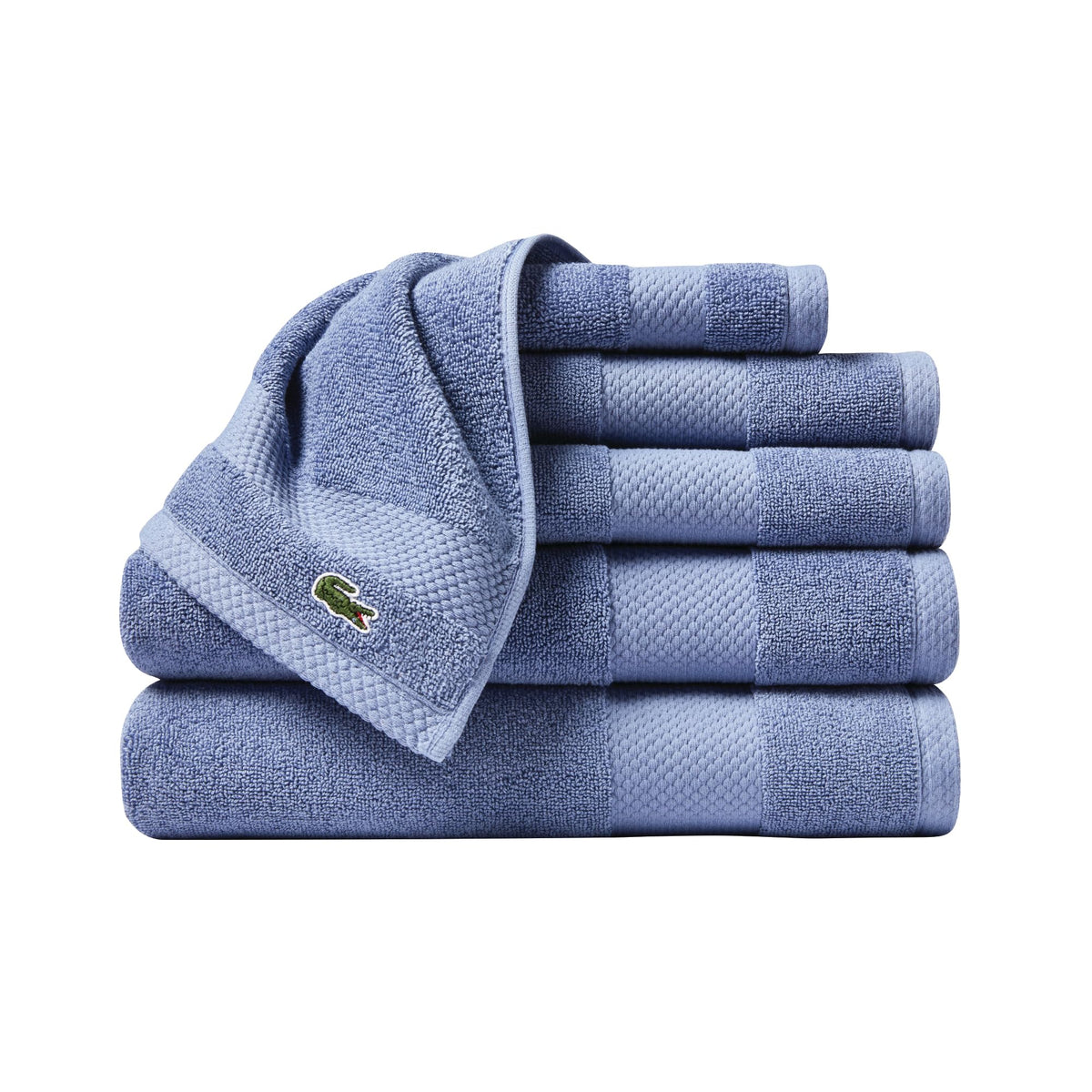 Lacoste Heritage 100% Supima Cotton Bath Towel 30" x 54", Aloe