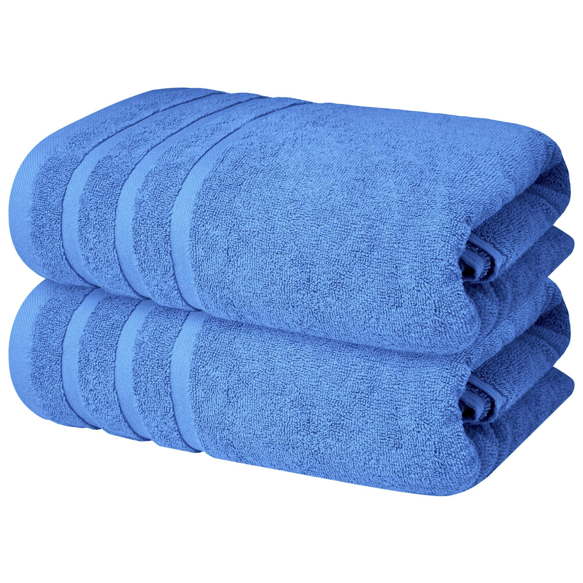 Infinitee Xclusives 100% Ring-Spun Cotton Bath Towels for Bathroom - Pack 2