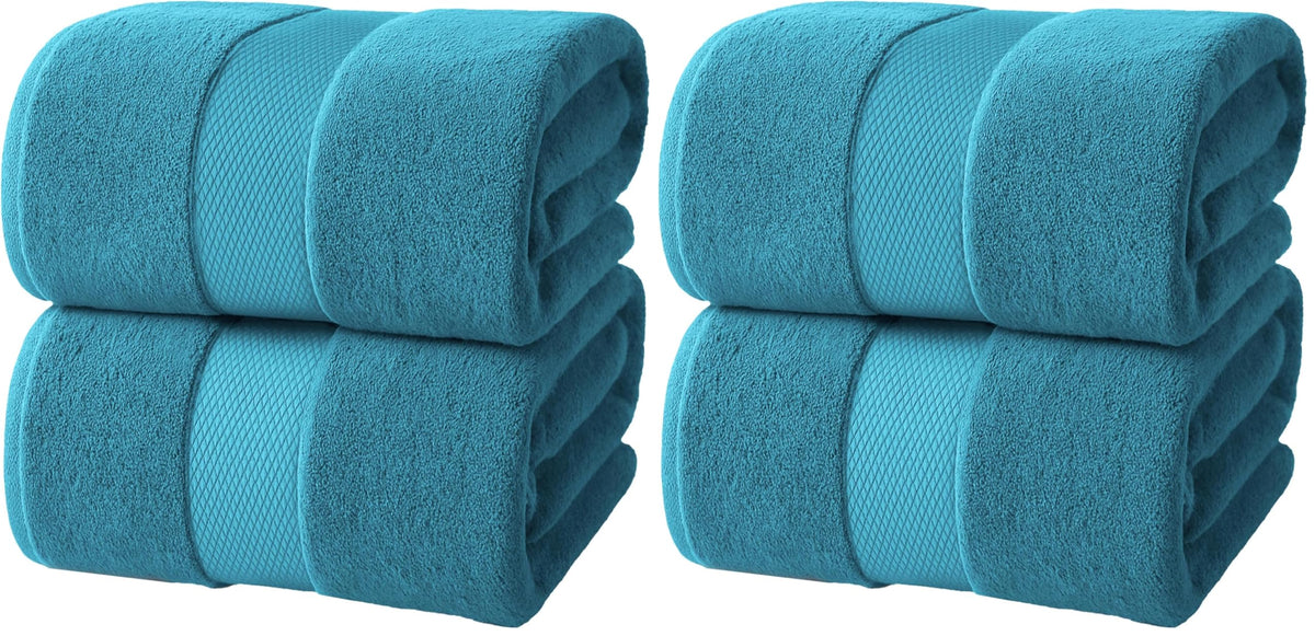 Infinitee Xclusives Bath Sheets Extra Large - 2 Pack - 600 GSM |35" x 70"|