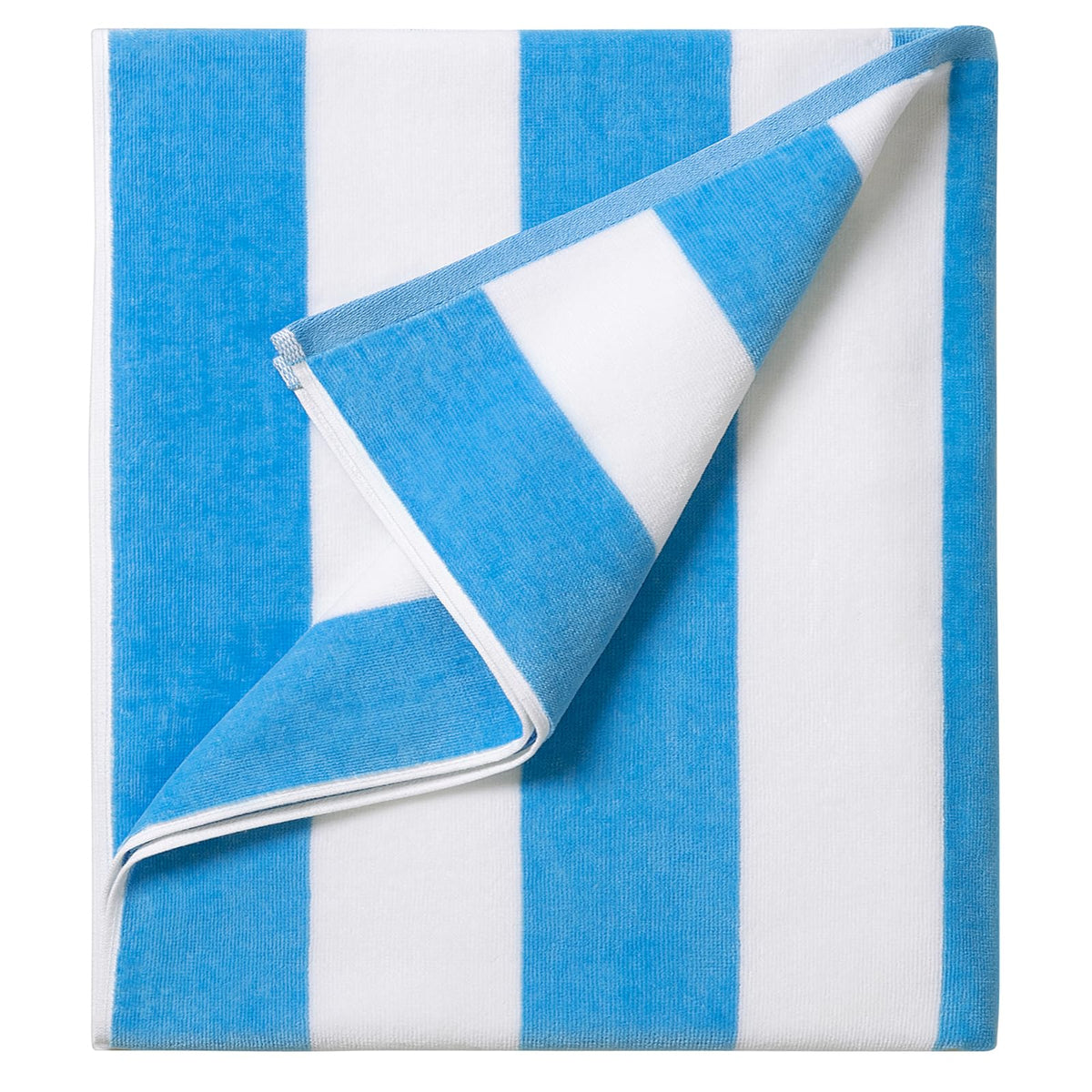 LULUHOME Oversized Beach Towel 36x70 Inch,100% Cotton,Striped Pool Towel
