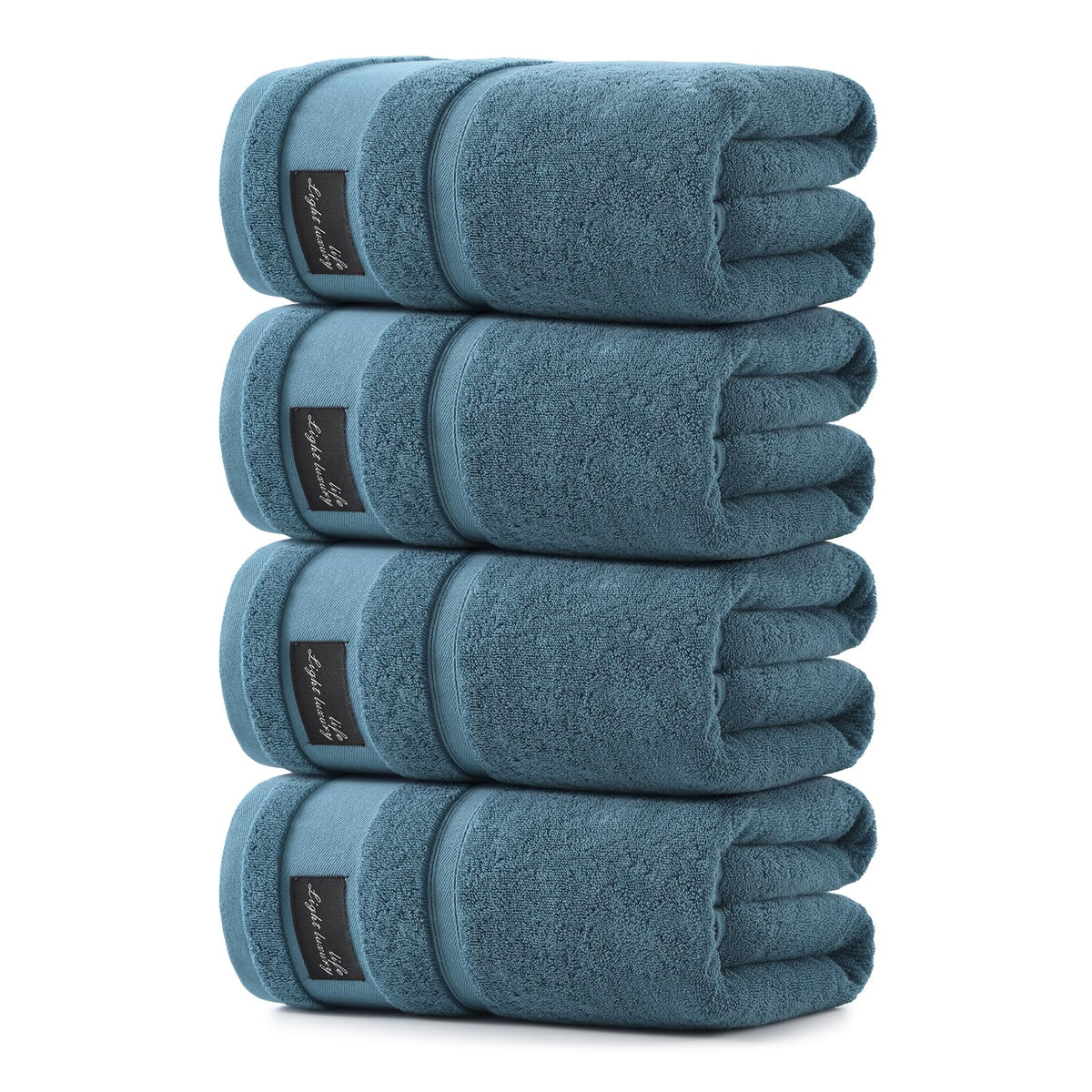 REDKISS 2 Pack Bath Towels Large 32x63 Inches, Heavyweight 760G - Pink