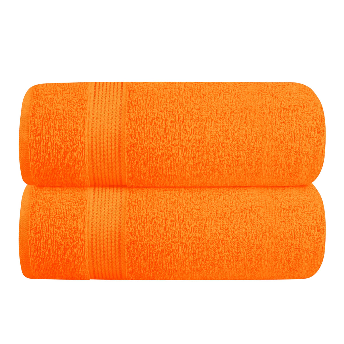 Belizzi Home Cotton 2 Pack Oversized Bath Towel Set 28x55 inches, Large Bath Towels, Ultra Absorbant Compact Quickdry & Lightweight Towel, Ideal for Gym Travel Camp Pool - Pink
