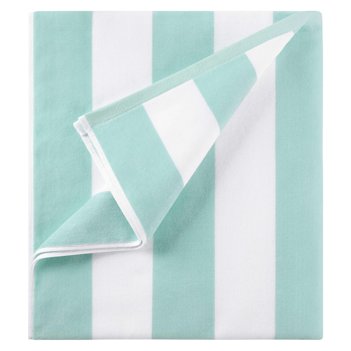 LULUHOME Oversized Beach Towel 36x70 Inch,100% Cotton,Striped Pool Towel