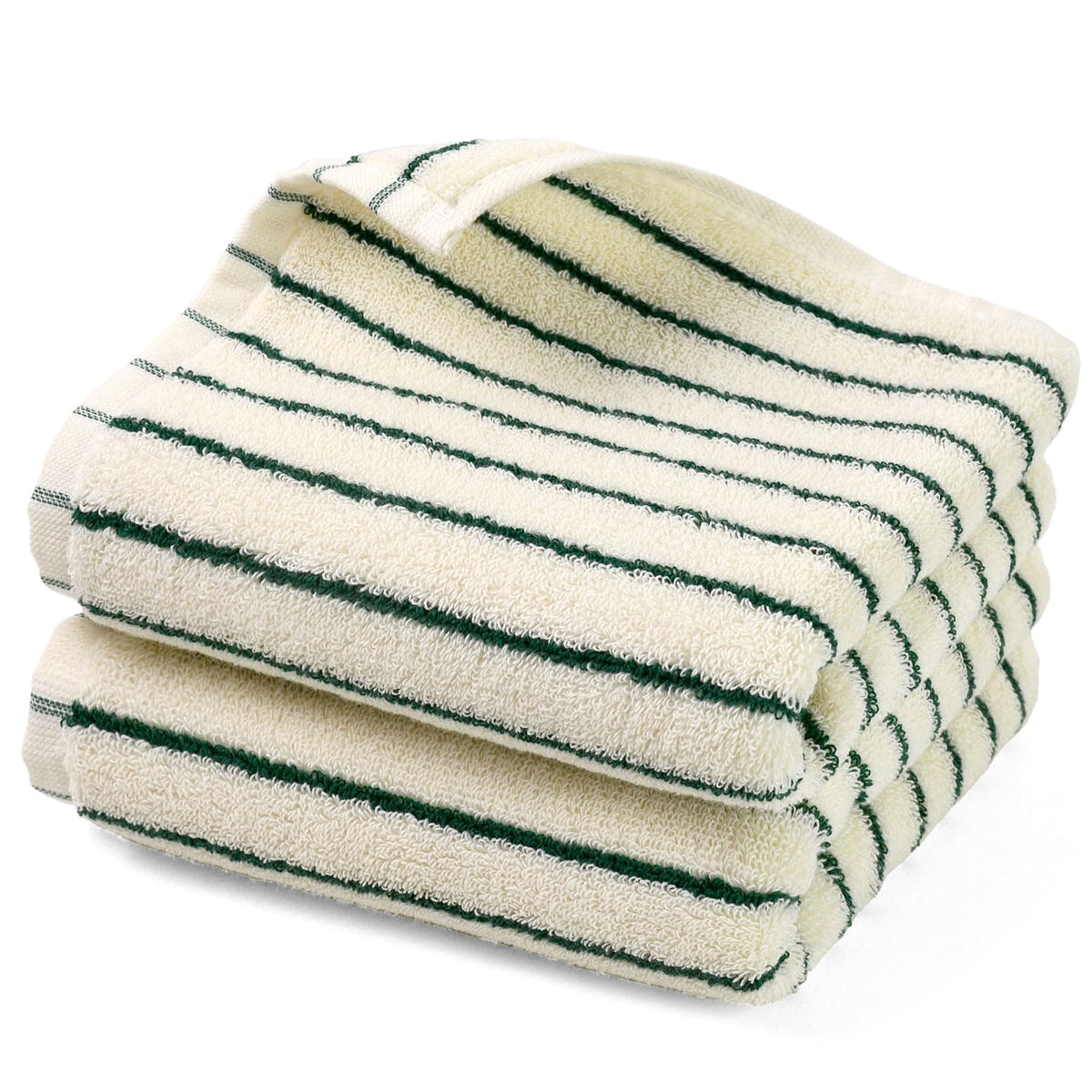 Black and White Striped Hand Towels for Bathroom, Vintage Kitchen Decor