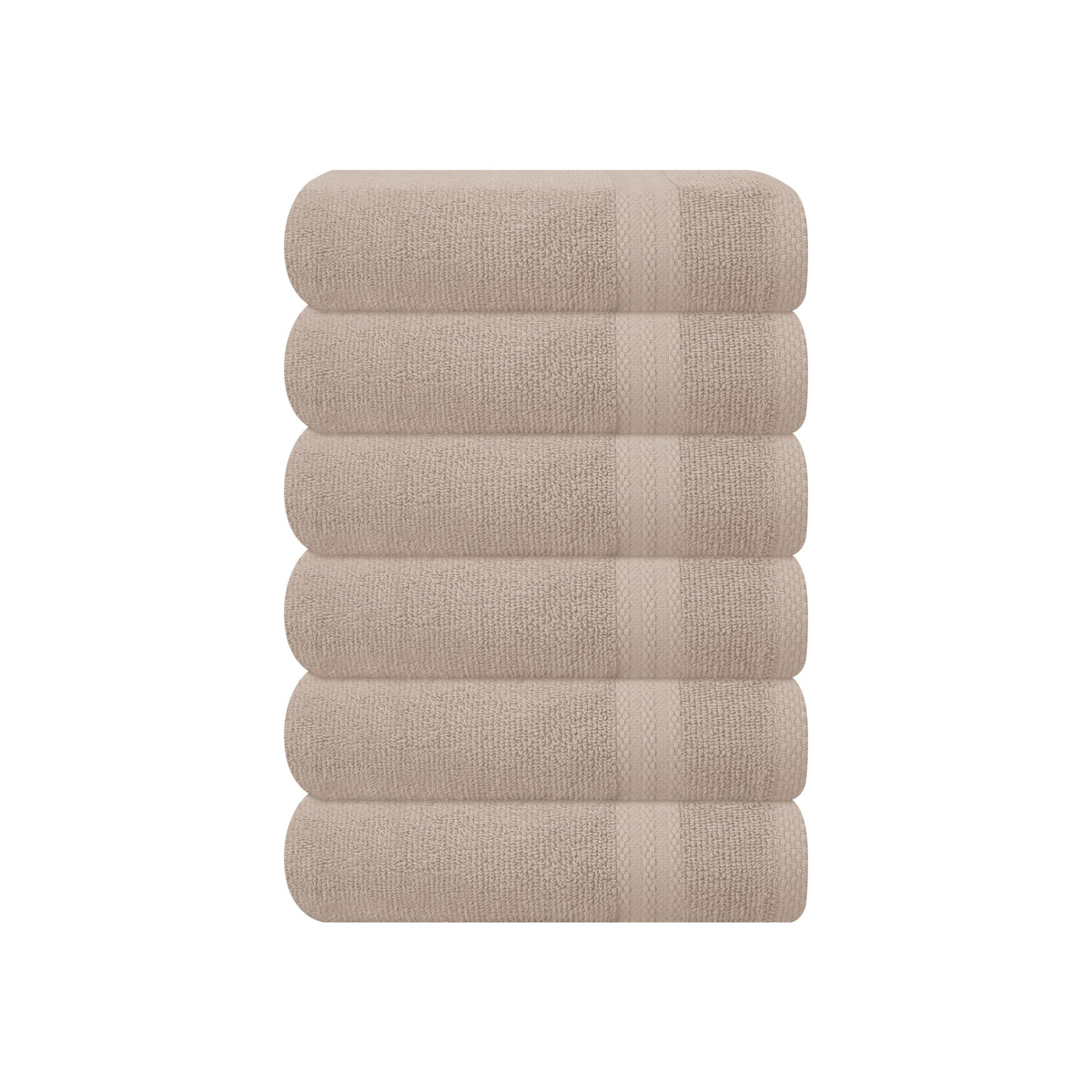 GLAMBURG Ultra Soft 8-Piece Towel Set - 100% Pure Ringspun Cotton, Contains 2 Oversized Bath Towels 27x54, 2 Hand Towels 16x28, 4 Wash Cloths 13x13 - Ideal for Everyday use, Hotel & Spa - Black