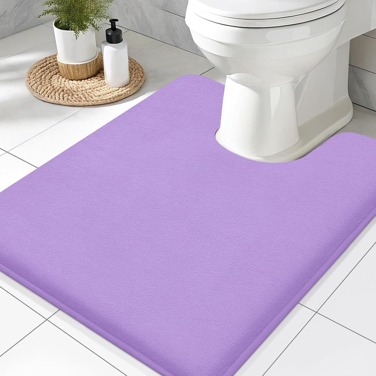 Smiry Memory Foam Bath Mat 30x20, Extra Soft and Absorbent Bathroom Rugs