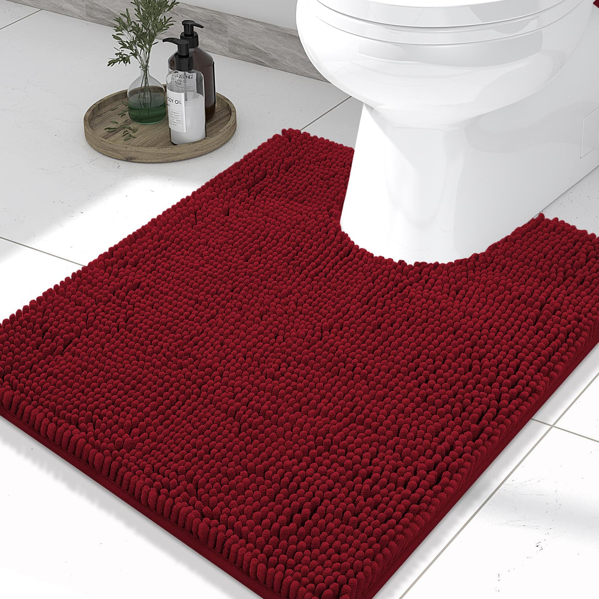 Smiry Bathroom Rugs 30X20, Luxury Chenille Extra Soft Absorbent Bath Mat