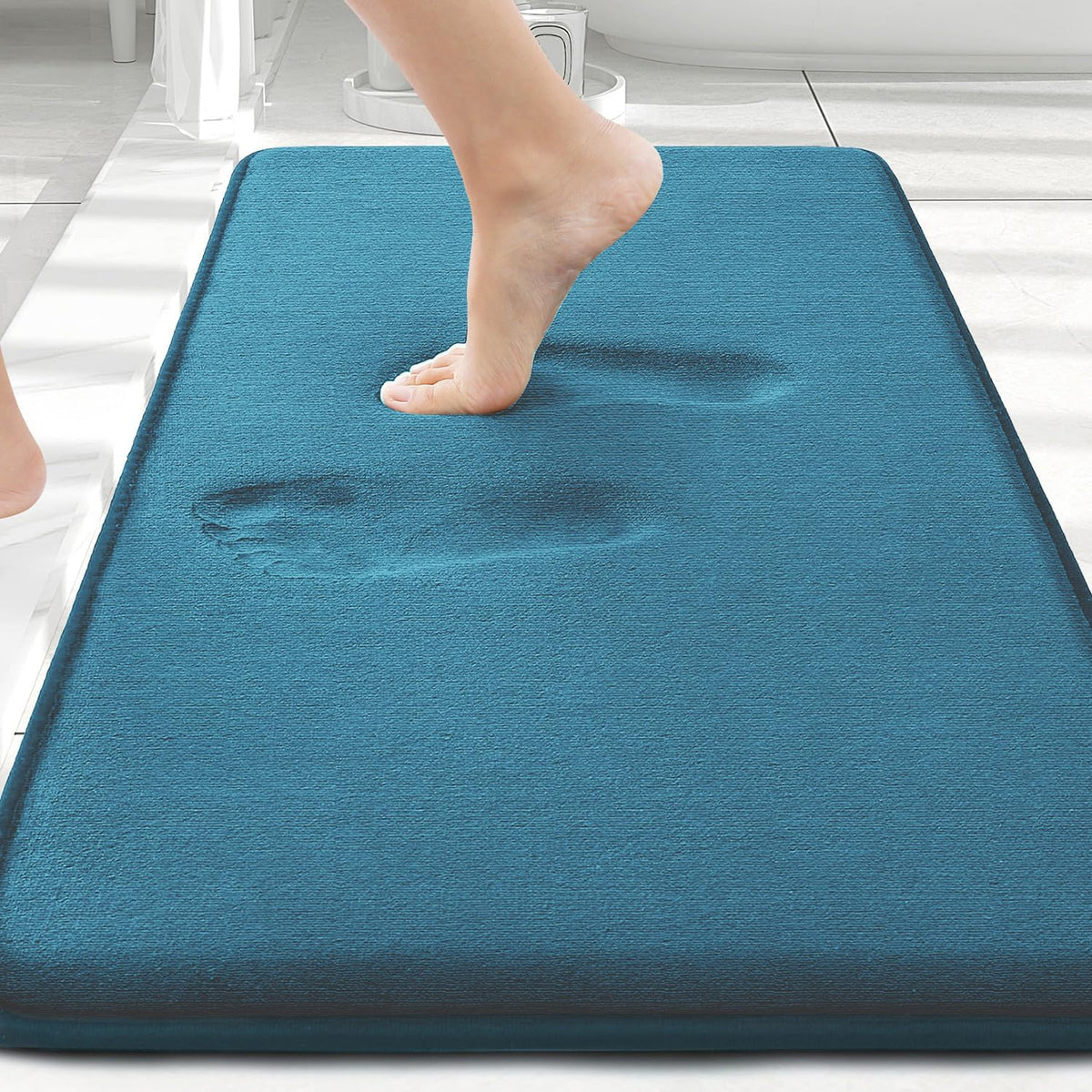 Smiry Memory Foam Bath Mat 30x20, Extra Soft and Absorbent Bathroom Rugs
