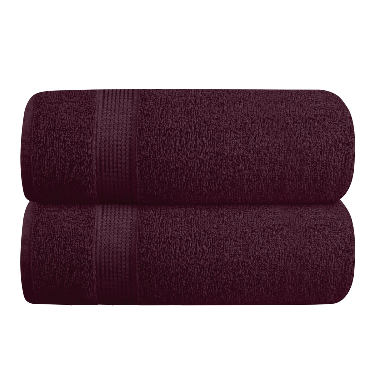 Belizzi Home Cotton 2 Pack Oversized Bath Towel Set 28x55 inches, Large Bath Towels, Ultra Absorbant Compact Quickdry & Lightweight Towel, Ideal for Gym Travel Camp Pool - Pink