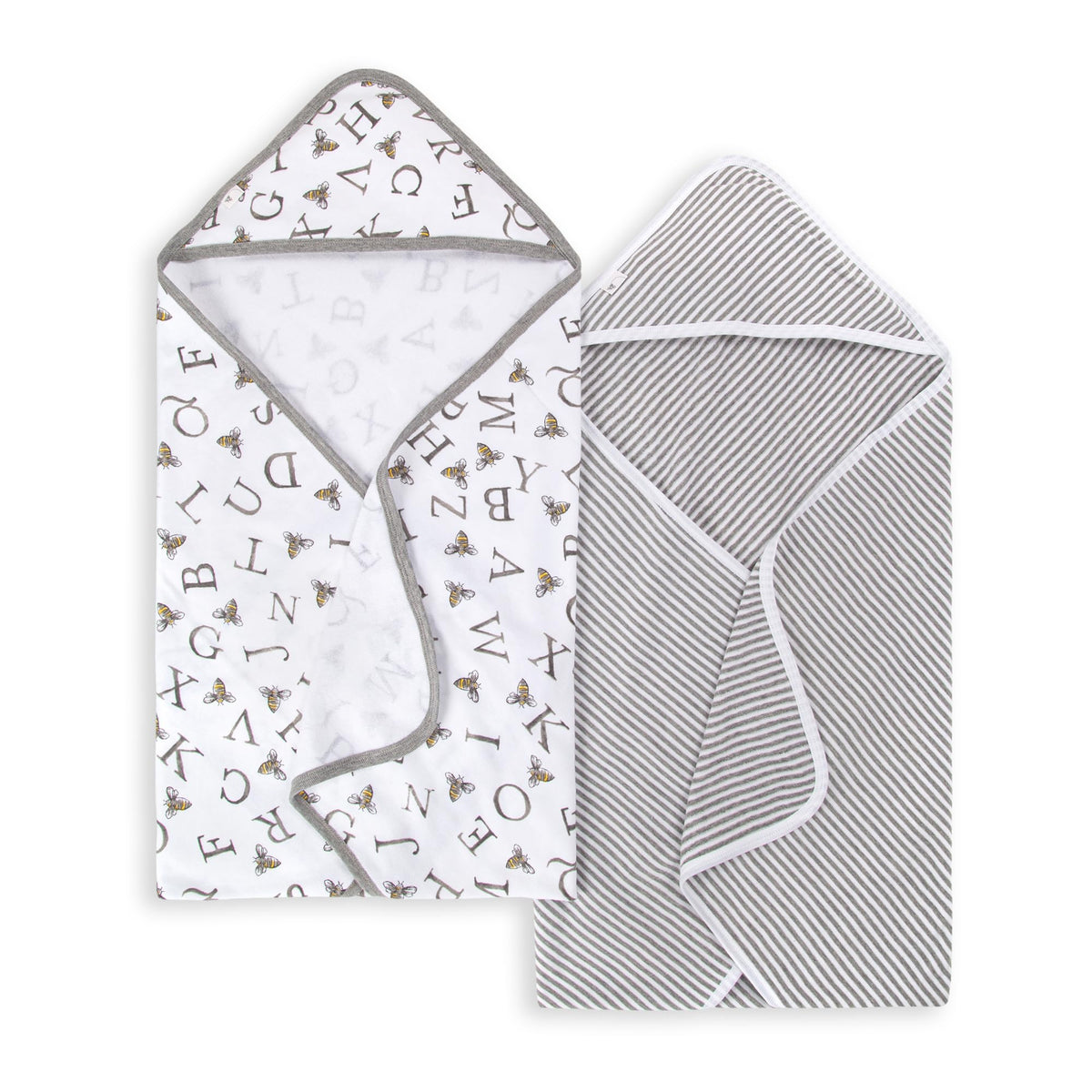 Burt's Bees Baby Infant Hooded Towels, Unisex Bath Essentials, 2-Pack