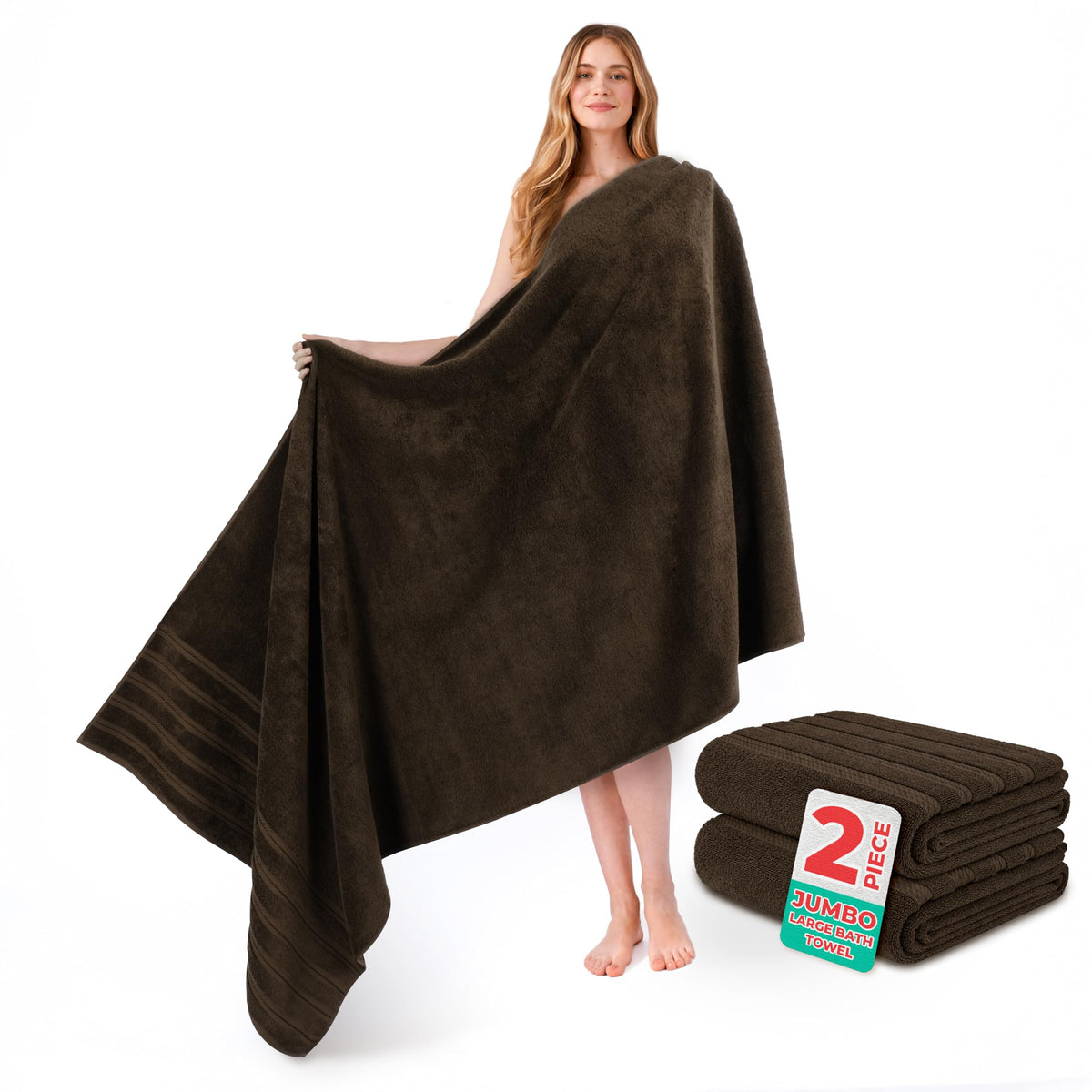 American Soft Linen 100% Cotton Luxury Turkish Towels, 3 Piece Towel Set