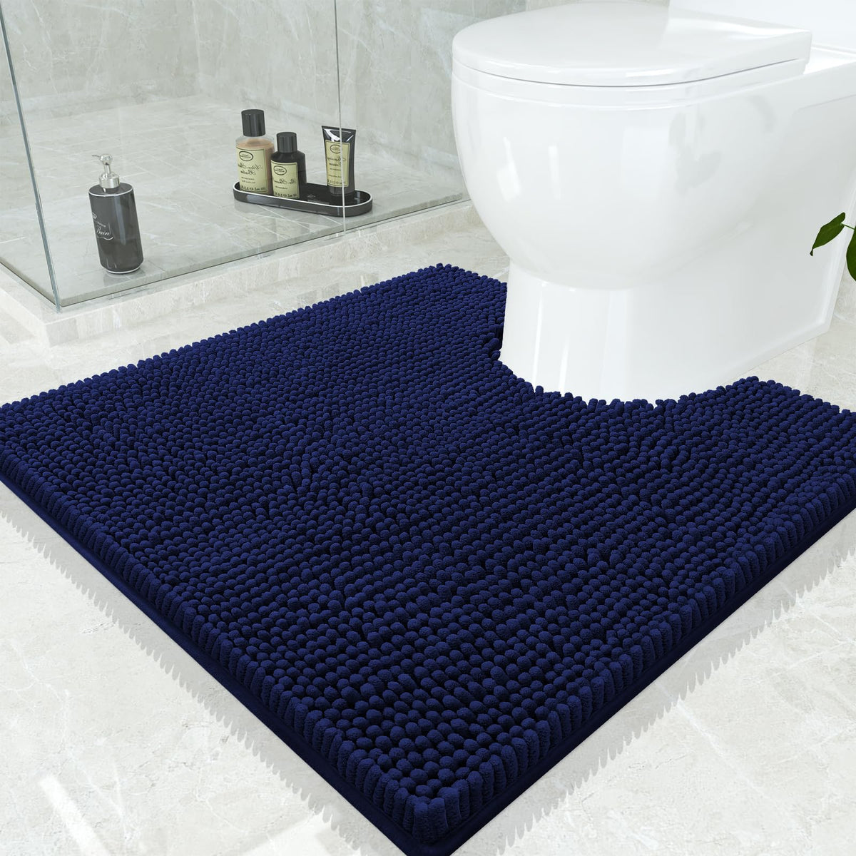 Smiry Bathroom Rugs 30X20, Luxury Chenille Extra Soft Absorbent Bath Mat