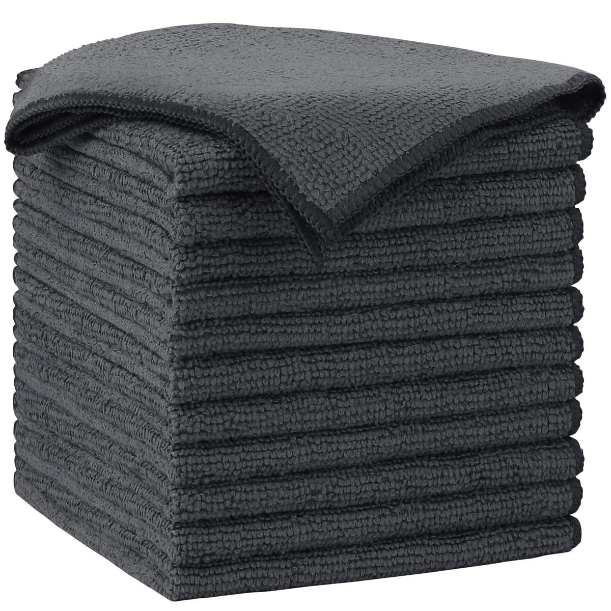 AIDEA Microfiber Cleaning Cloth-50PK, Microfiber Towels for Cars 12"x12"
