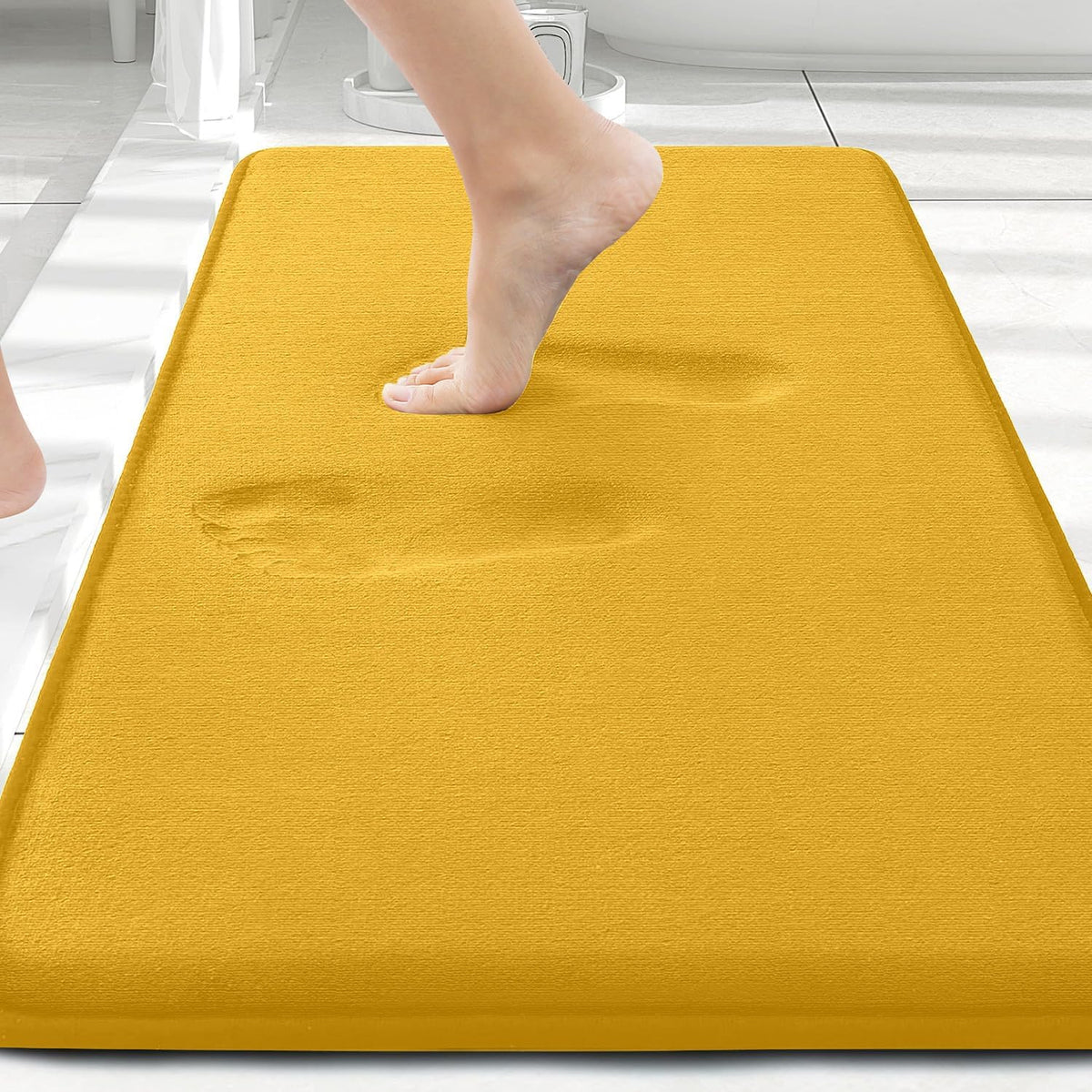 Smiry Memory Foam Bath Mat 30x20, Extra Soft and Absorbent Bathroom Rugs
