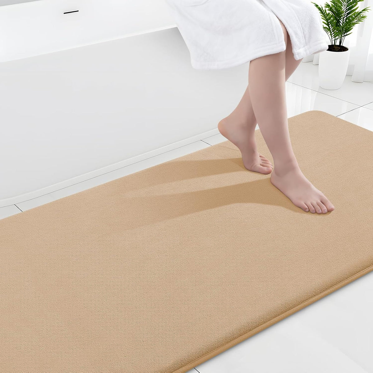 Smiry Memory Foam Bath Mat 30x20, Extra Soft and Absorbent Bathroom Rugs