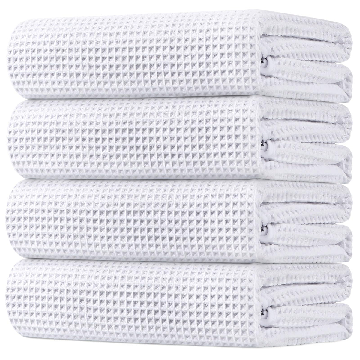 HOMEXCEL Bath Towels 2PK, Microfiber Ultra Soft Bathroom Towel, 27x54 in